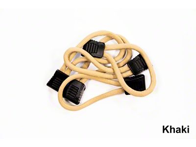 Fishbone Offroad Zipper Pulls; Khaki