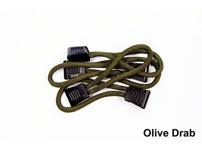 Fishbone Offroad Paracord Zipper Pulls 5 Pcs Olive Drab - FB51279-O