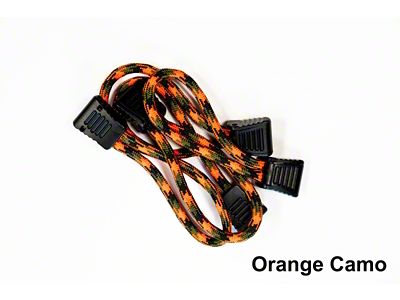 Fishbone Offroad Paracord Zipper Pulls 5 Pcs Orange Camo - FB51279-J