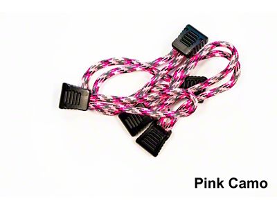 Fishbone Offroad Paracord Zipper Pulls 5 Pcs Pink Camo - FB51279-I