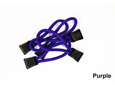 Fishbone Offroad Paracord Zipper Pulls 5 Pcs Purple - FB51279-V