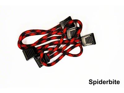 Fishbone Offroad Paracord Zipper Pulls 5 Pcs Spiderbite - FB51279-S