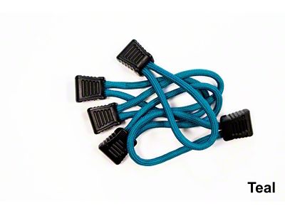 Fishbone Offroad Paracord Zipper Pulls 5 Pcs Teal - FB51279-3