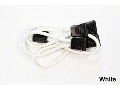 Fishbone Offroad Paracord Zipper Pulls 5 Pcs White - FB51279-W