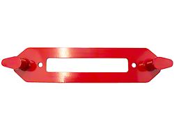 Fishhook Winch Line Mount; Red (Universal; Some Adaptation May Be Required)