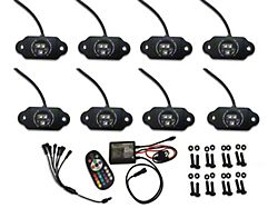 Flashtech V.3 Fusion Color Change XR RGB Rock Light Kit with Waterproof IR Controller ; 4-Piece (Universal; Some Adaptation May Be Required)