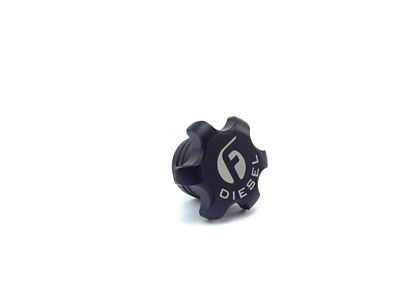 Fleece Performance 13-18 Dodge Cummins Black Anodized Billet Fuel Cap - FC-1316-BLK