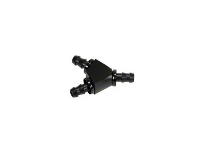 Fleece Performance Universal 3/8in Aluminum Y Barbed Fitting For -6 - FIT-Y06-BLK