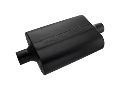 Flowmaster 40 Series Delta Flow Center/Center Oval Muffler; 2.25-Inch Inlet/2.25-Inch Outlet (Universal; Some Adaptation May Be Required)