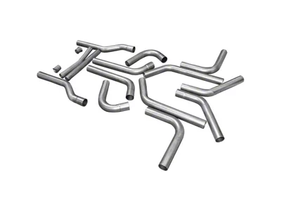 Flowmaster Universal Dual Exhaust System Kit; 3-Inch; 16-Piece (Universal; Some Adaptation May Be Required)