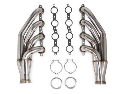 Flowtech 1-3/4-Inch LS Turbo Headers; 304 Stainless; Natural Finish (Universal; Some Adaptation May Be Required)