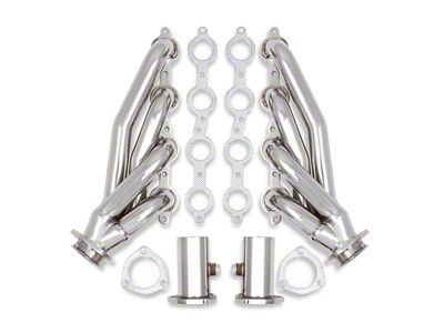 Flowtech 1-5/8-Inch LS Swap Shorty Headers; 304 Stainless; Polished Finish (Universal; Some Adaptation May Be Required)