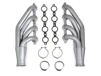 Flowtech 1-7/8-Inch LS Turbo Headers; 409 Stainless; Ceramic Coated (Universal; Some Adaptation May Be Required)