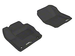 3D MAXpider KAGU All-Weather Custom Fit Front Floor Liners; Black (12-18 Focus 1st Row)
