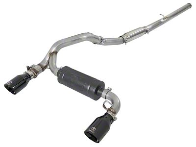 AFE Takeda 3in 304 SS Cat-Back Exhaust System w/ Black for Ford Focus - 49-33103-B