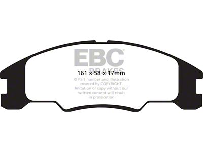 EBC Brakes Yellowstuff Brake Pad Sets Fronts Only - Focus - DP41822R