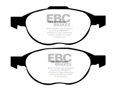 EBC Brakes Ultimax2 Brake Pad Sets Fronts Only - UD1044