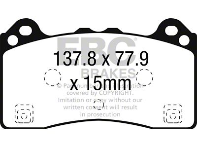 EBC Brakes Bluestuff Brake Pad Sets Fronts Only - Focus - DP52274NDX