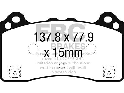EBC Brakes Greenstuff Brake Pad Sets Fronts Only - Focus - DP22274