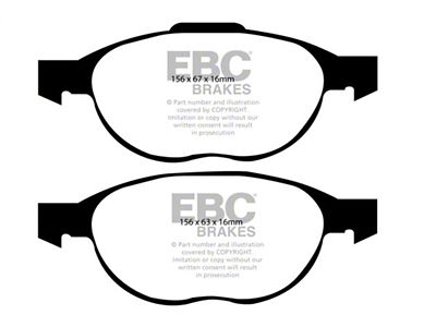 EBC Brakes Bluestuff Brake Pad Sets Fronts Only - DP51524NDX