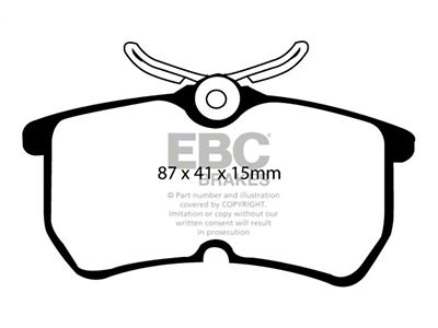EBC Brakes Bluestuff Brake Pad Sets Rears Only - DP51218B