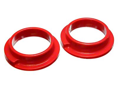 Energy Suspension 00-04 Ford Focus Red Rear Coil Spring Isolators - 4.6105R