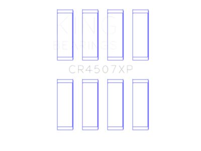 King Engine Bearings L3-VDT MZR Size STD Performance Rod Bearing Set - CR4507XP