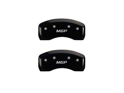 MGP 2 Caliper Covers Engraved Rear Black Finish Silver - Focus - 10246RBK
