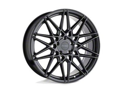 Petrol P3C Semi Gloss Black 4-Wheel Kit; 20x8.5; 40mm Offset; 5x108mm Bolt Pattern; 72.10mm Hub Bore