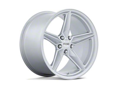 Foose CF8 Gloss Silver Wheel; 19x11; 50mm Offset