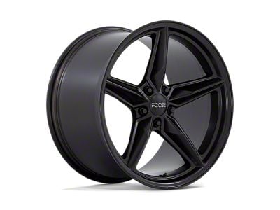 Foose CF8 Matte Black Wheel; 19x9.5; 17mm Offset