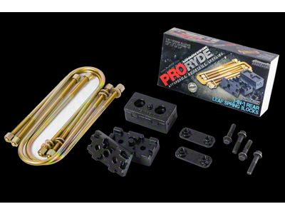 ProRYDE Ford F-250/350 4wd 3-in-1 Block Kitw/U-Bolts - Early - 52-3502F