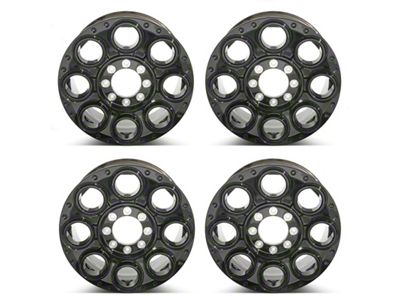 Ford Performance Caliber Gloss Black 4-Wheel Kit with TPMS Sensors; 20x8; 40mm Offset; 8x170mm Bolt Pattern; 124.80mm Hub Bore