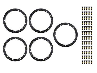Ford Performance 2021+ Bronco Beadlock Trim Ring Kit - Gray - M-1021K-BLG