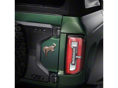 Ford Performance 2021+ Bronco Rear Emblem Overlay - Bronze - M-1447-BEBR
