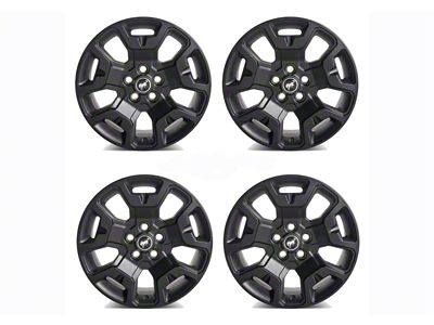 Ford Performance OE Style Low-Gloss Black Wheel; 17x7; 37.50mm Offset; 5x108mm Bolt Pattern; 93.10mm Hub Bore
