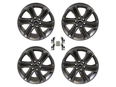 Ford Performance Six Spoke Dark Alloy Wheel; 20x8.5; 44mm Offset; 6x135mm Bolt Pattern; 0mm Hub Bore
