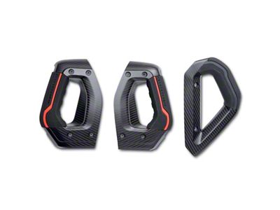 Ford Performance 21-23 Bronco Carbon Fiber Grab Handle Kit - M-7220-BCF