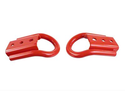 Ford Performance 21-23 Bronco Rear Tow Hook Pair - Red - M-18954-BTHR