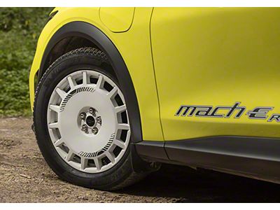 Ford Performance Rally Gloss White Wheel; 19x8; 47.50mm Offset; 5x108mm Bolt Pattern; 0mm Hub Bore