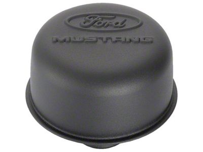 Ford Performance Black Crinkle Finish Breather Cap w/ Mustang - 302-221