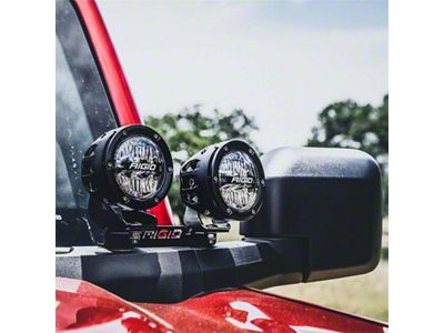 Ford Performance Racing Bronco Dual Mounted Mirror Off-Road Lights - M-15200K-BDML