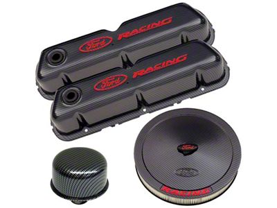 Ford Performance Complete Dress Up Kit - Carbon Fiber Style - 302-520