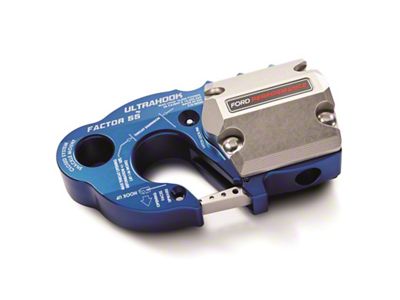 Ford Performance Racing Factor 55 UltraHook w/Rope Guard - Blue - M-1821-UHB