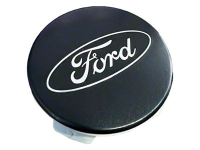 Ford Performance Racing Car Black & Chrome Wheel Center Cap - M-1096K-BCS
