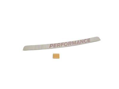 Ford Performance Racing Bronco Windshield Banner - White/Red - M-1820-BRR