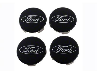 Ford Performance Racing Truck/SUV Black And Chrome Wheel Center Cap - M-1096K-BCT