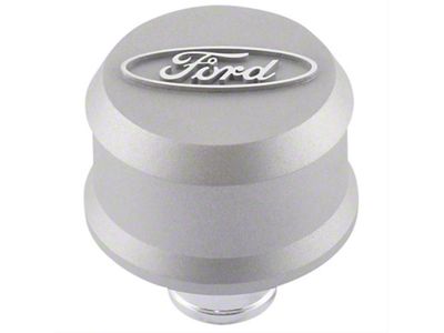 Ford Performance Grey Breather Cap w/ Logo - 302-437