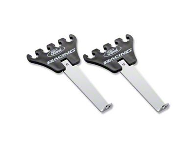 Ford Performance Racing Logo Wire Loom Chrome Base/Black - 302-640