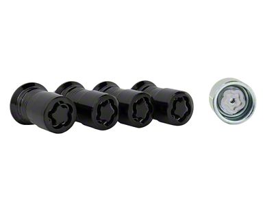 Ford Performance M14 x 1.5 Black Security Lug Nut Kit - M-1A043-A
